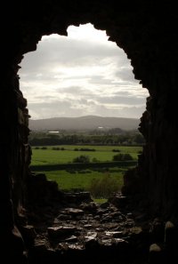 Rhuddlan castle - as intentionally trashed after the civil war